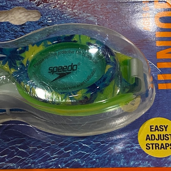 Speedo Jr (6-14) Junior Glide Comfortable Best Fitting Swim Goggles Paradise NWT - Picture 4 of 5